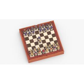 Chess Board Set 01 Pose 02 model